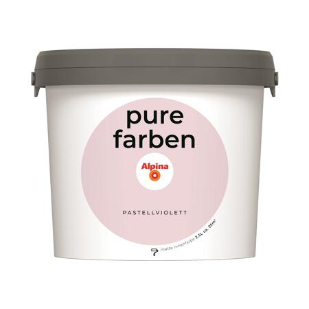 2. Bild von Wandfarbe 'pure farben' pastellviolett matt 2,5 l