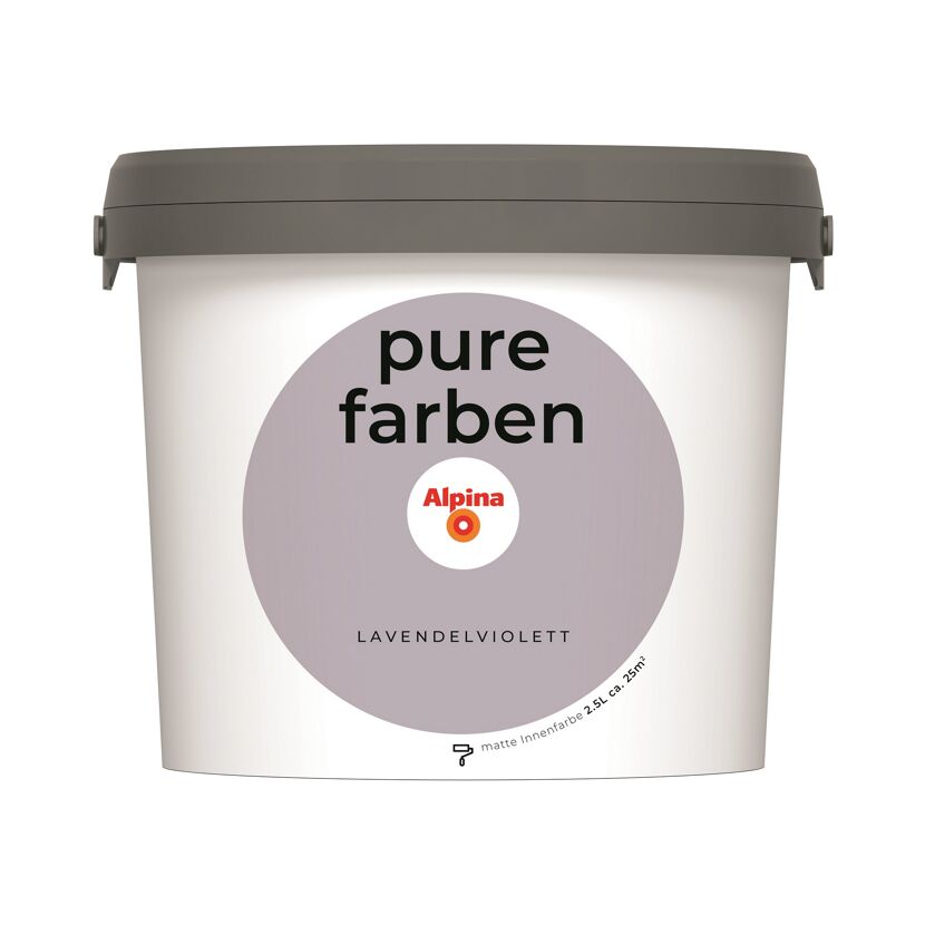 Eimer Alpina Pure Farben lavendelviolett