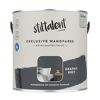 Wandfarbe 'graphit grey' matt 2,5 l