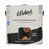 Wandfarbe 'deep black' matt 2,5 l