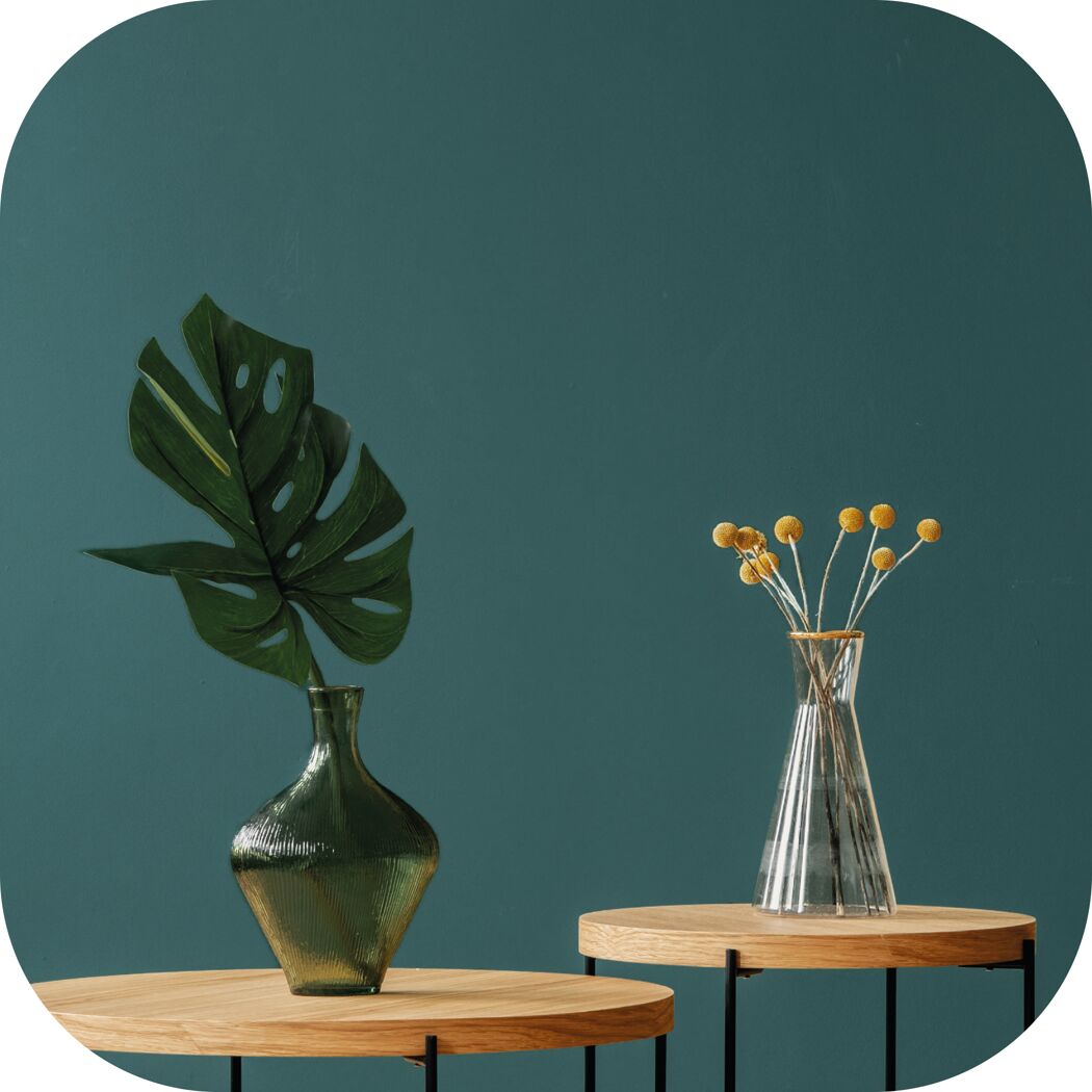 Wandfarbe 'emerald green' matt 2,5 l