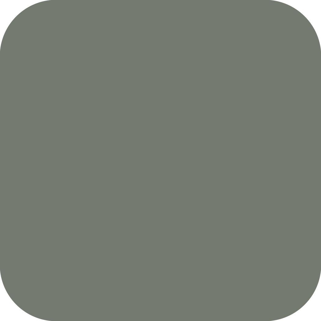 Wandfarbe 'smoked green' matt 2,5 l