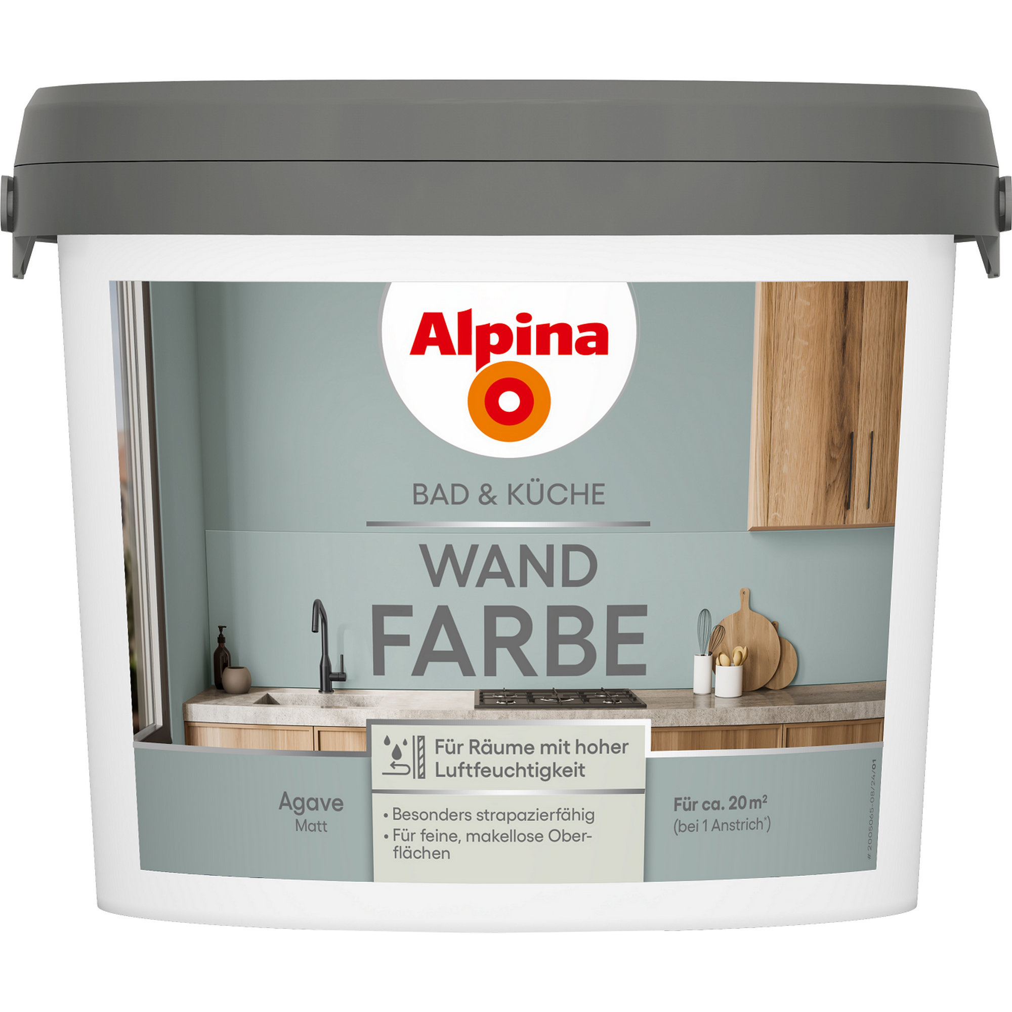 Bad- und Küchenfarbe Agave 2,5 l