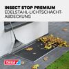 Lichtschachtabdeckung 'Insect Stop' Edelstahl 135 x 60 cm