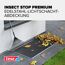 Lichtschachtabdeckung 'Insect Stop' Edelstahl 135 x 60 cm
