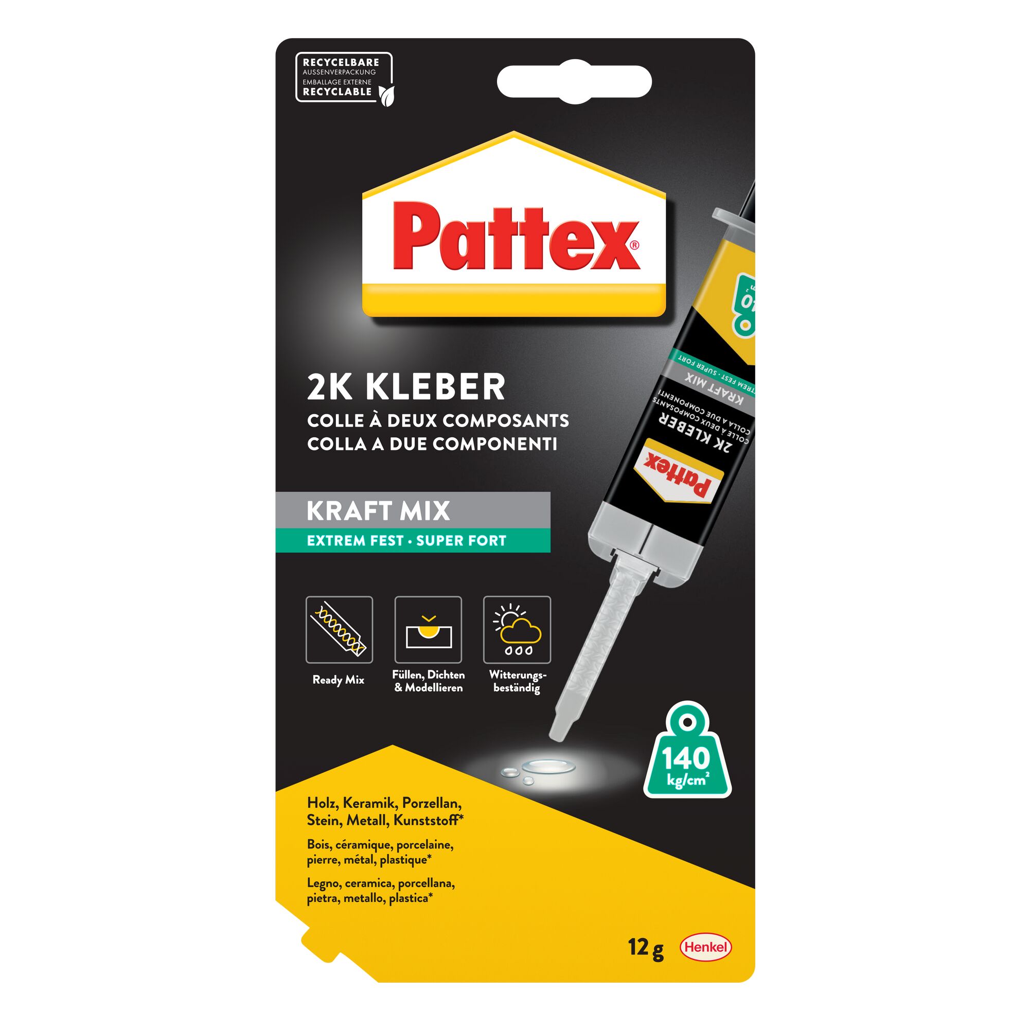 Pattex Kraft Mix 2K Kleber