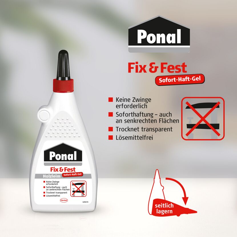 Ponal Fix & Fest Sofort-Haft-Gel Holzleim