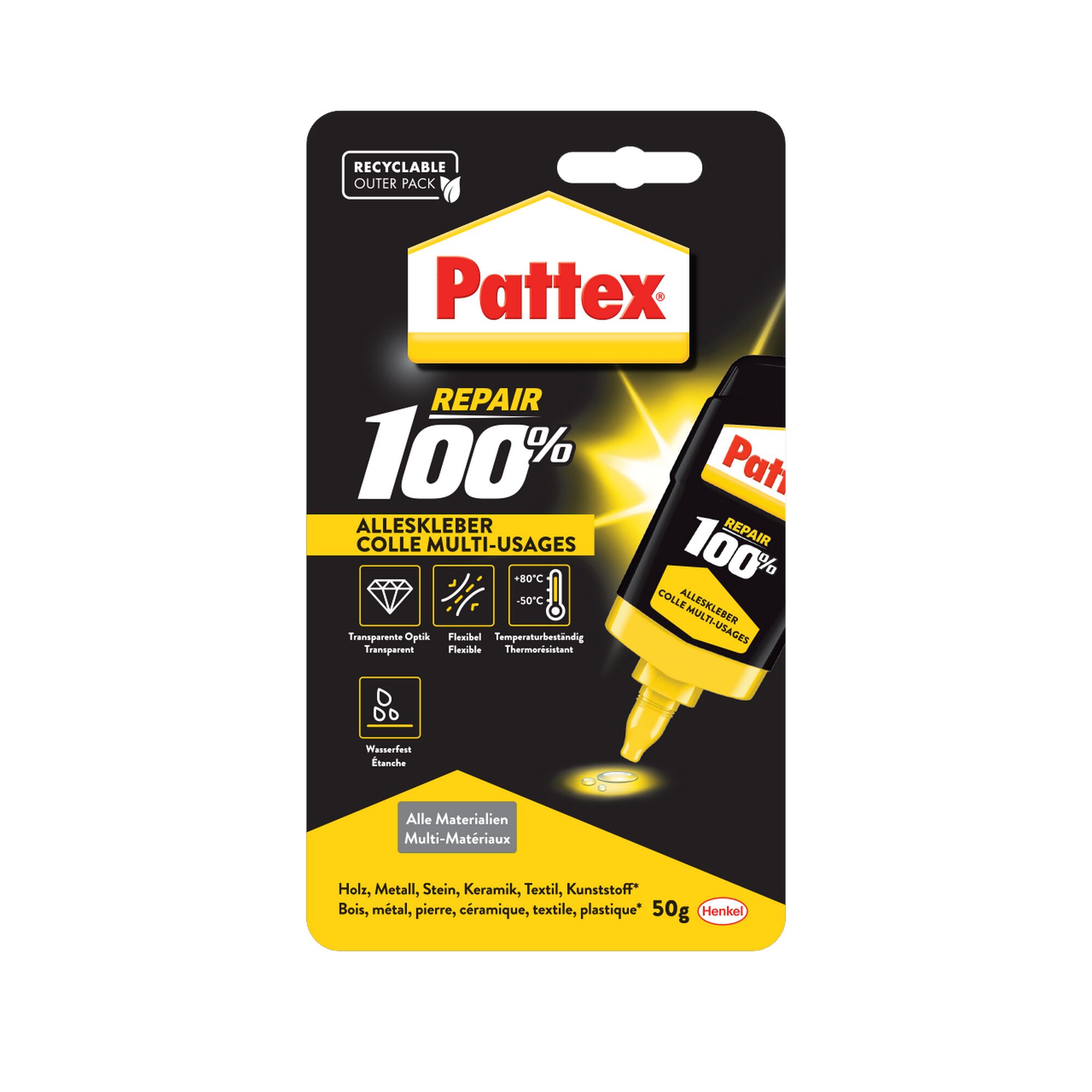 Pattex Repair 100% Alleskleber Tube