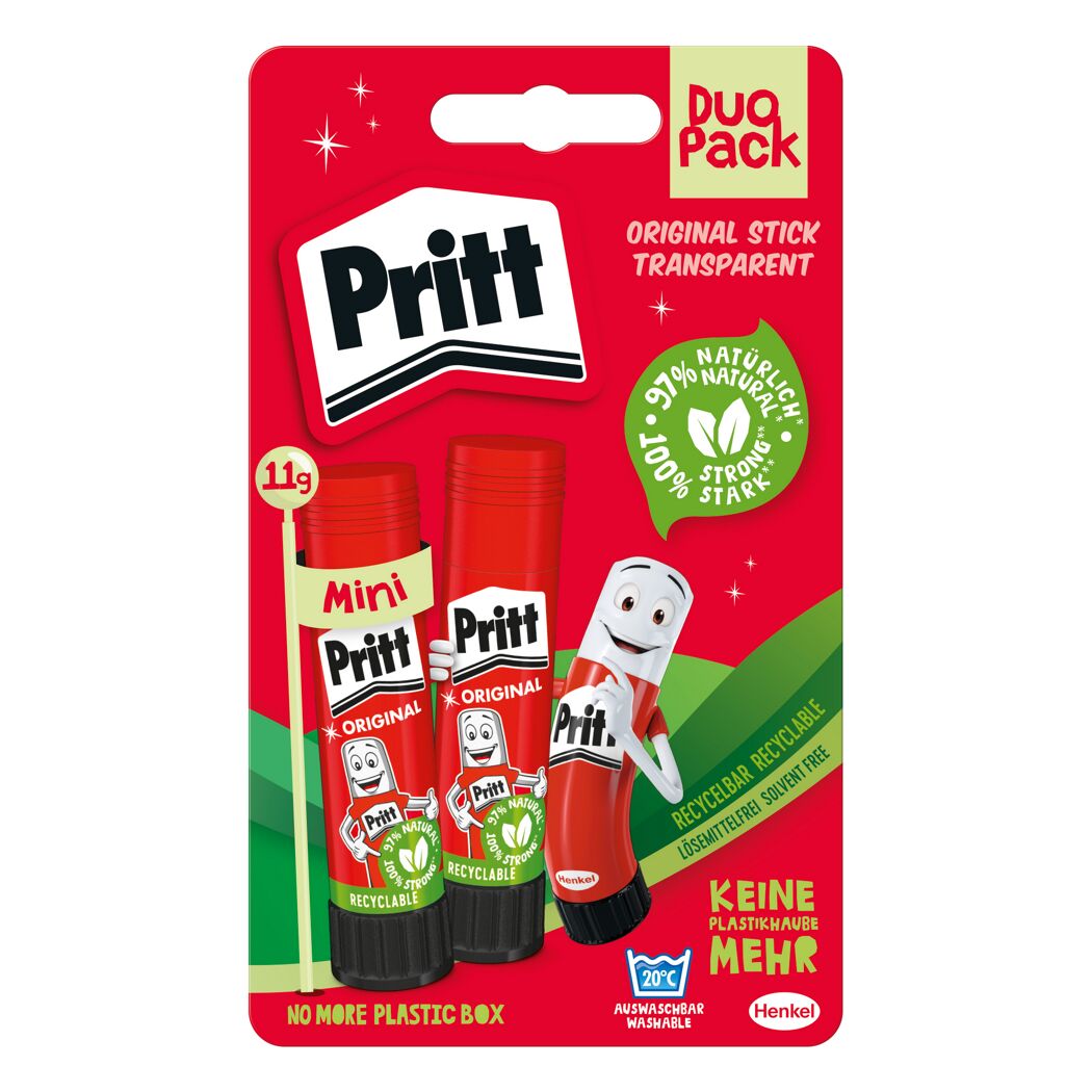 Zwei Prittstifte Mini im Duo-Pack