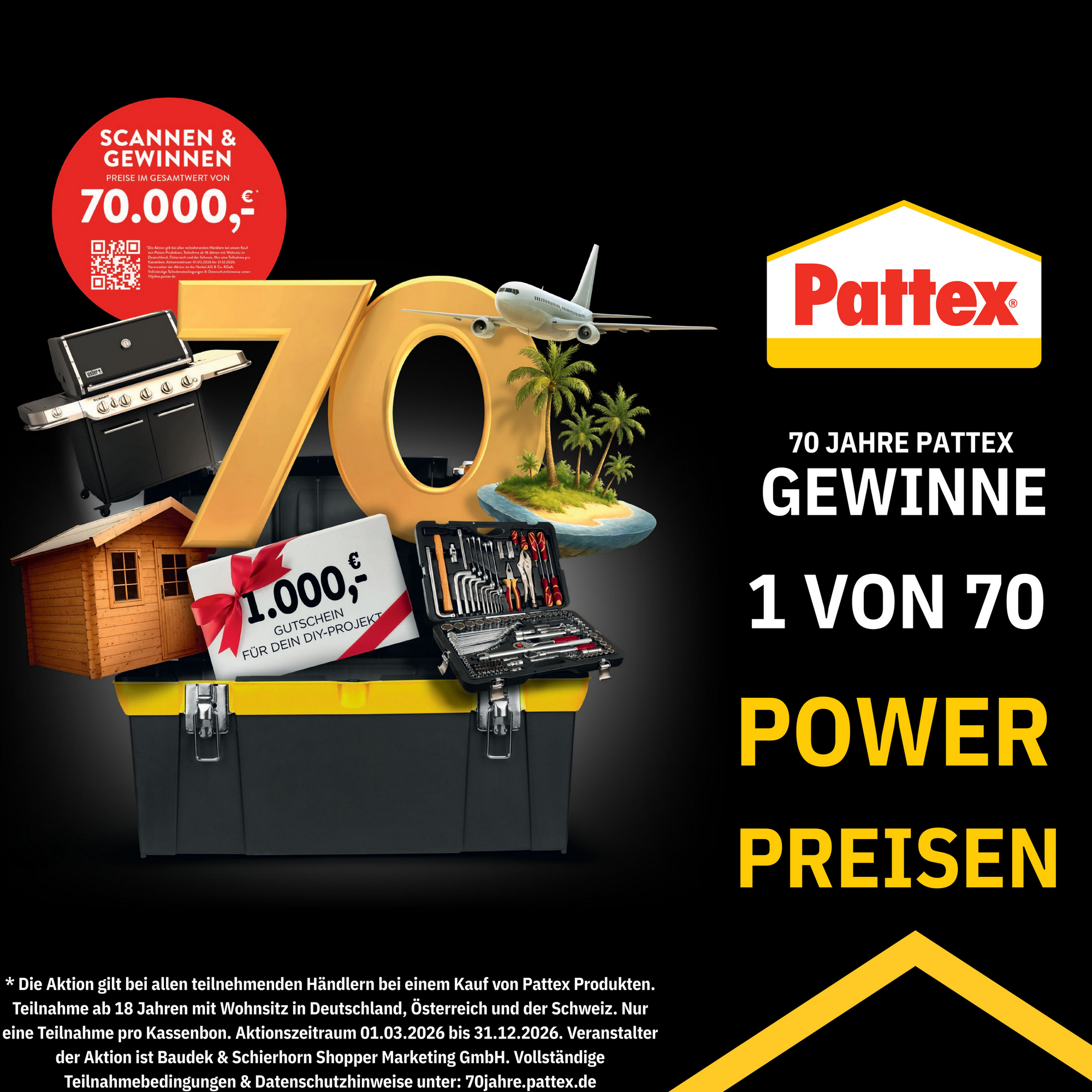 Montagekleber 'Power' weiß 370 g