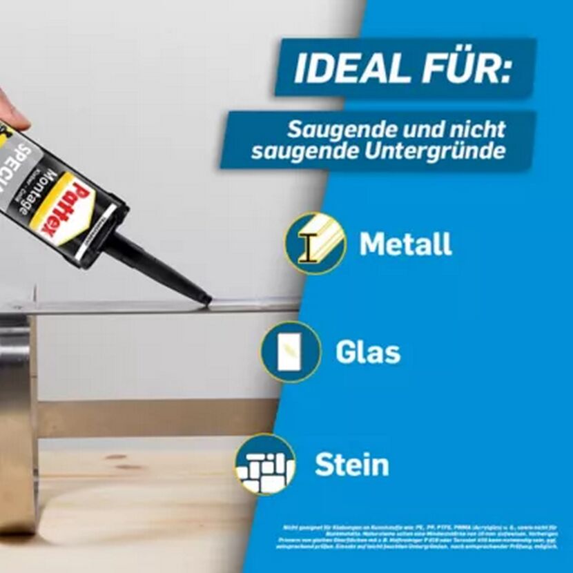Pattex Montage Spezial Klebstoff auf Metall