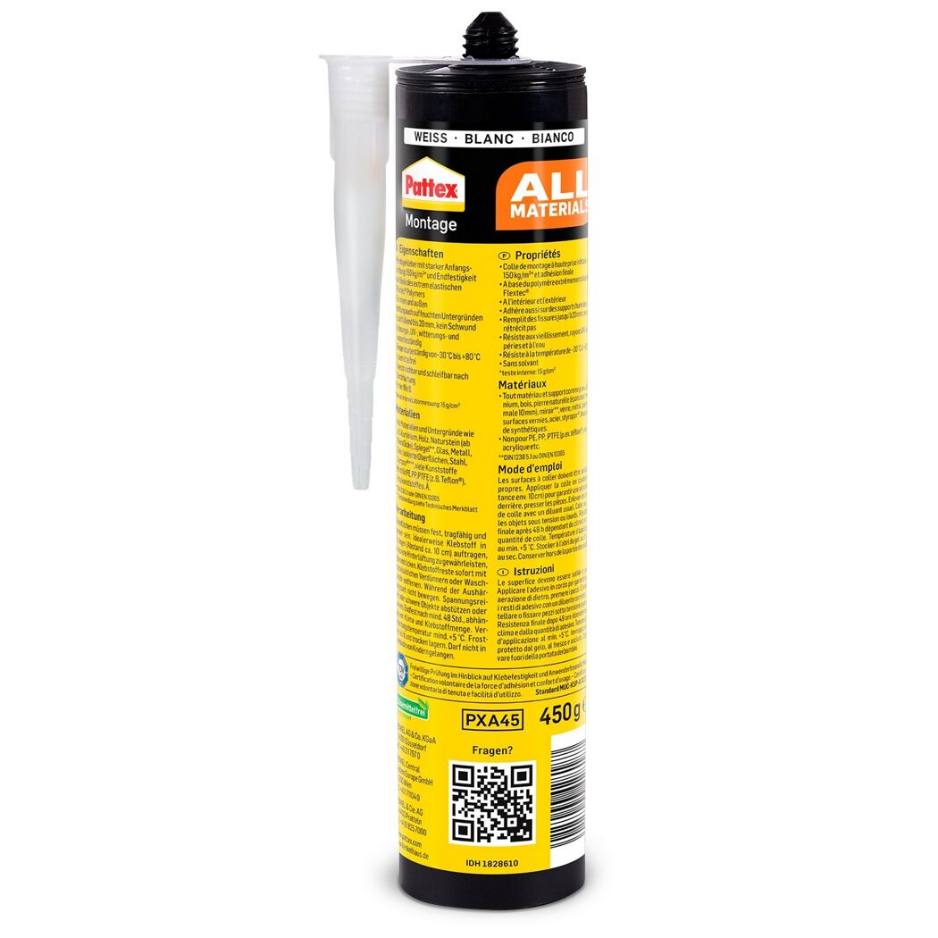 Montagekleber 'All Materials' weiß 450 g