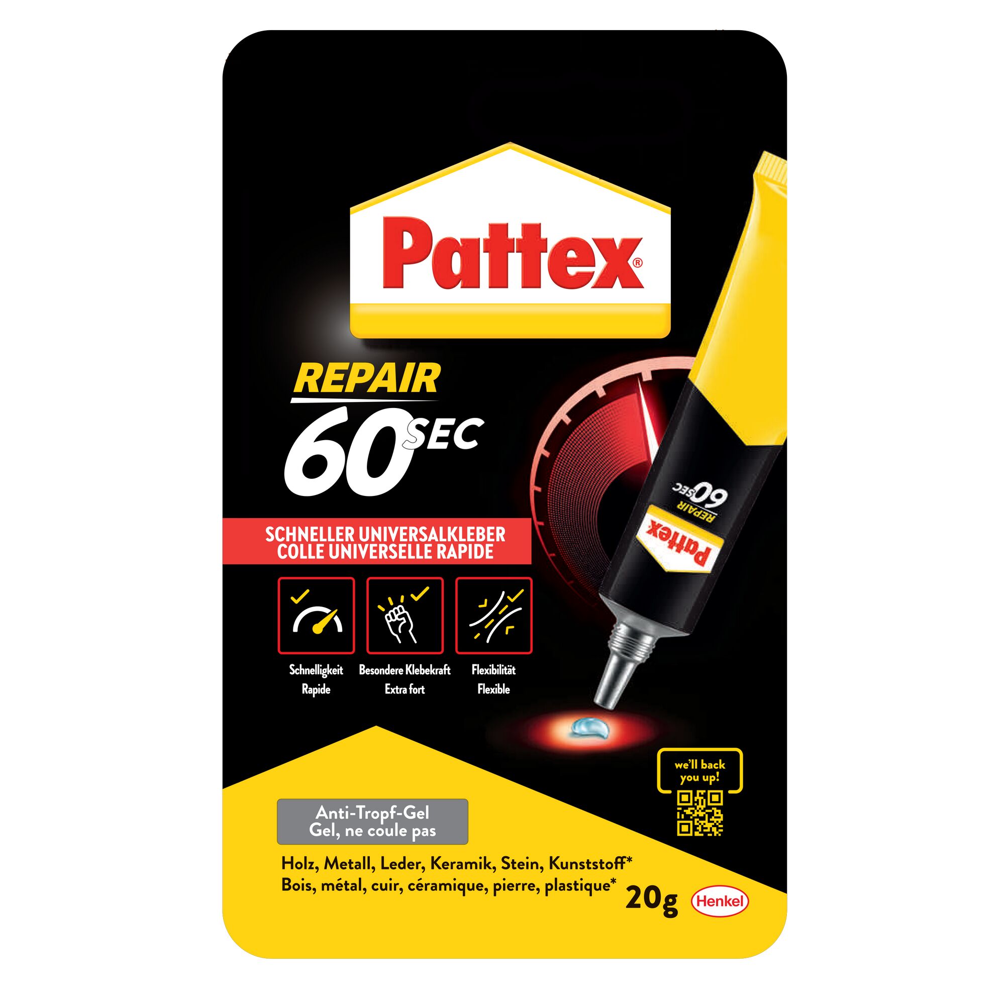 Pattex Repair 60 Sekunden Alleskleber