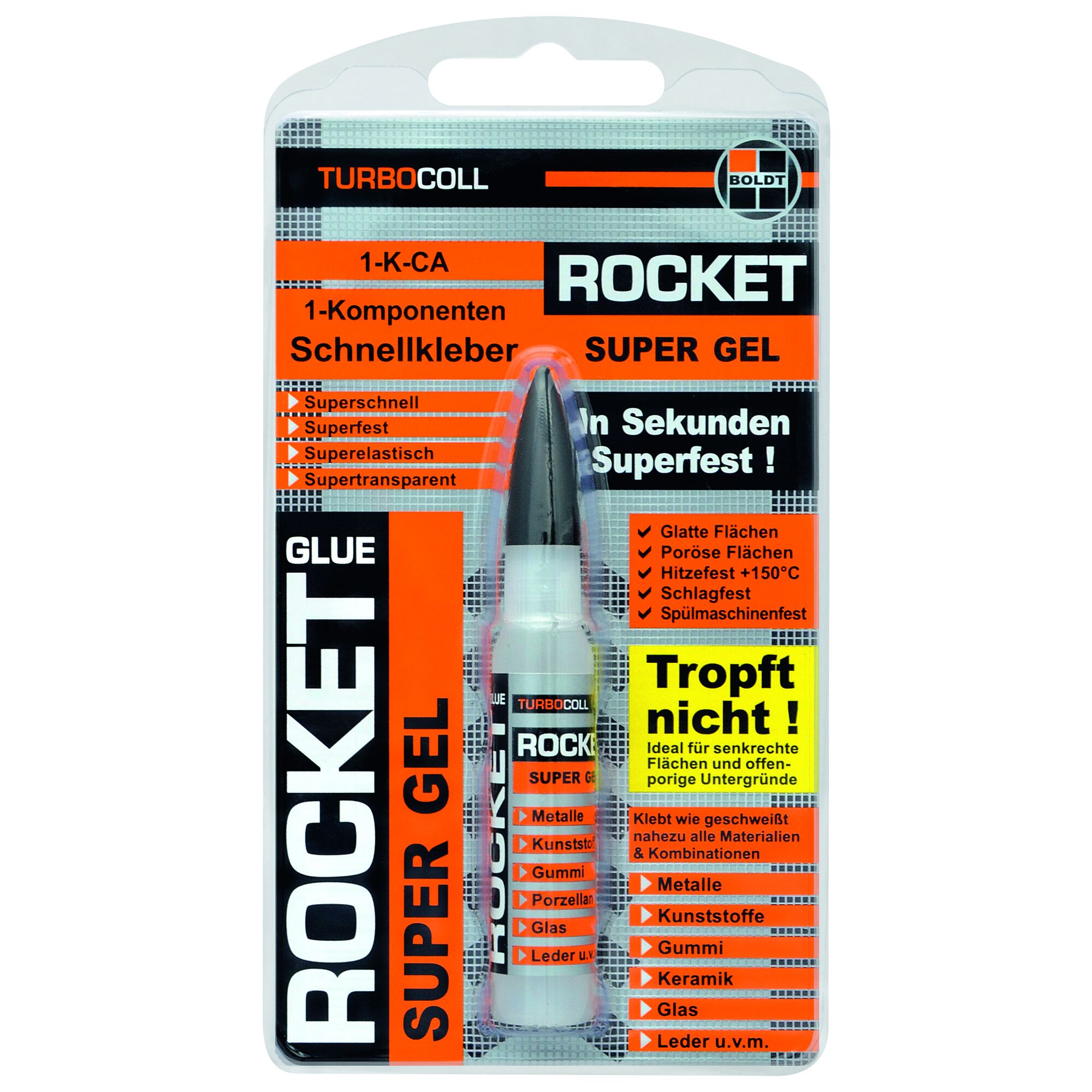 Turbocell Rocket Super Gel, Sekundenkleber