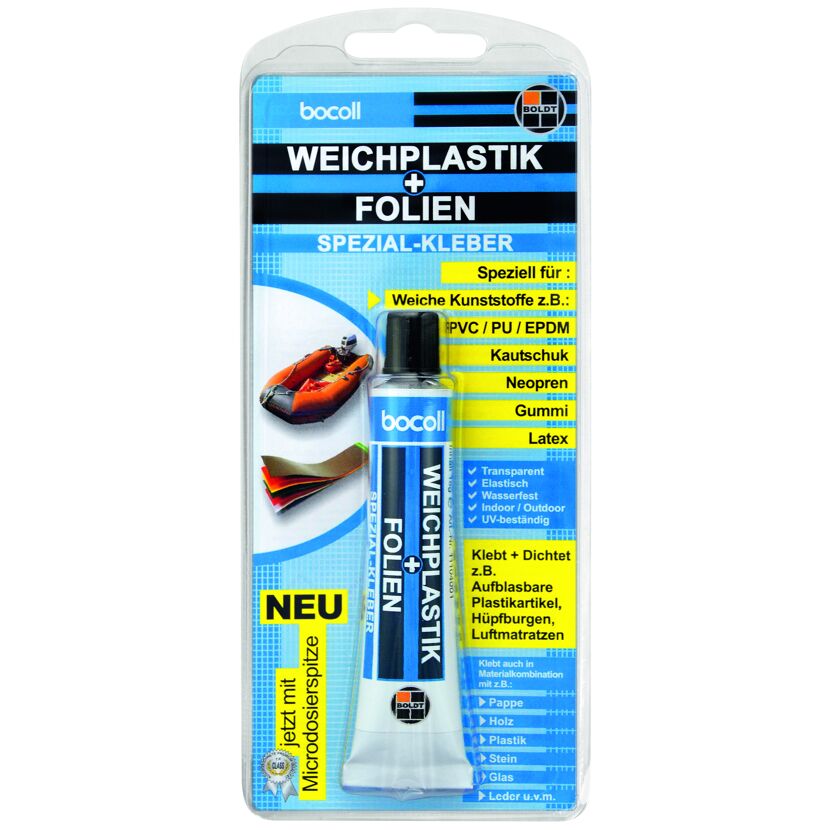 Bocoll Weichplastik + Folien Spezial-Kleber
