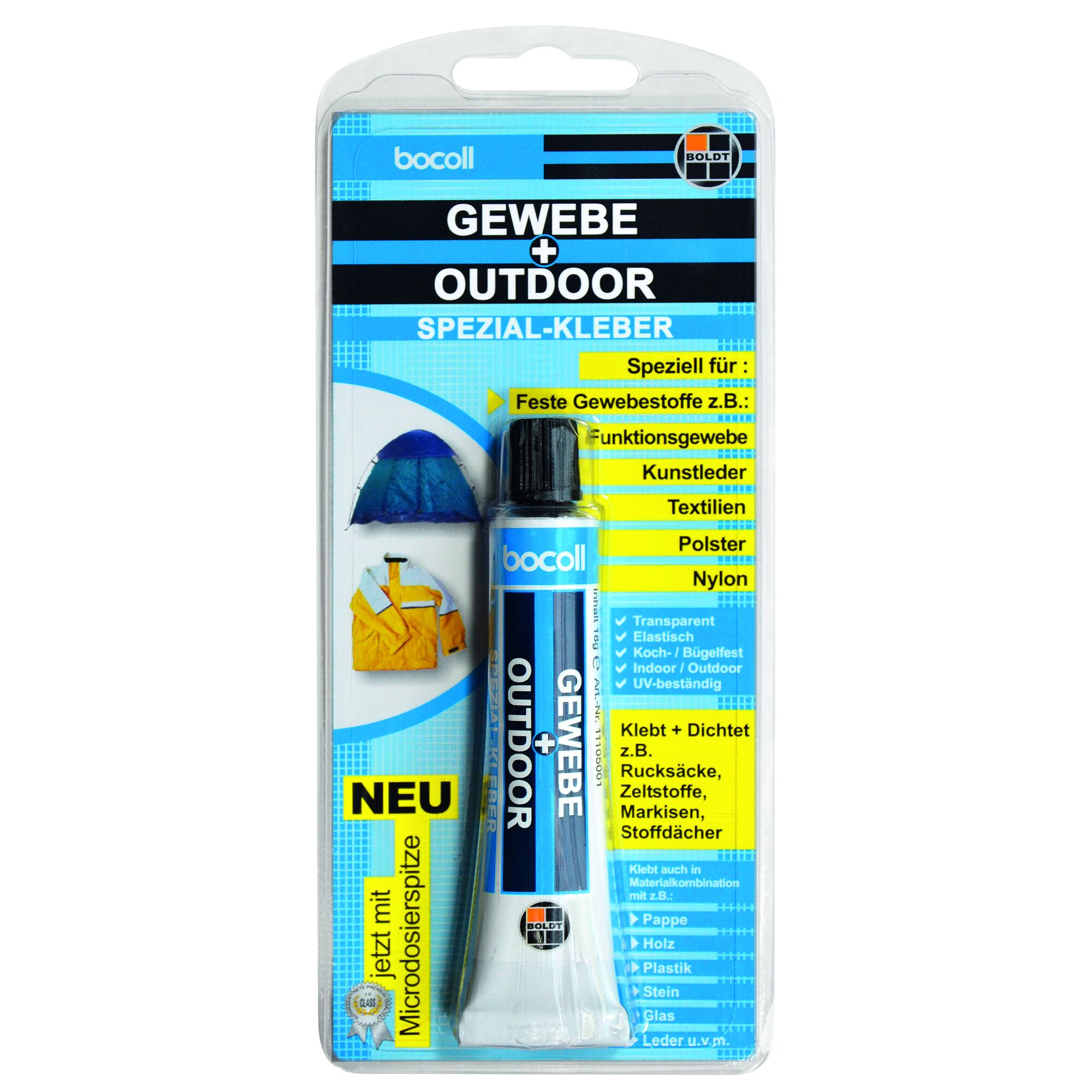 Bocoll Gewebe und Outdoor Spezial-Kleber