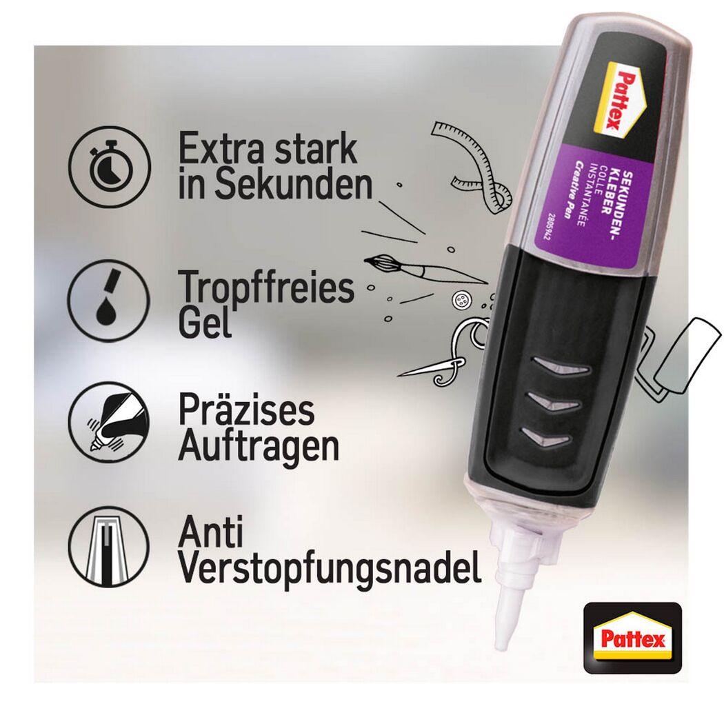 Pattex Sekundenkleber Creative Pen
