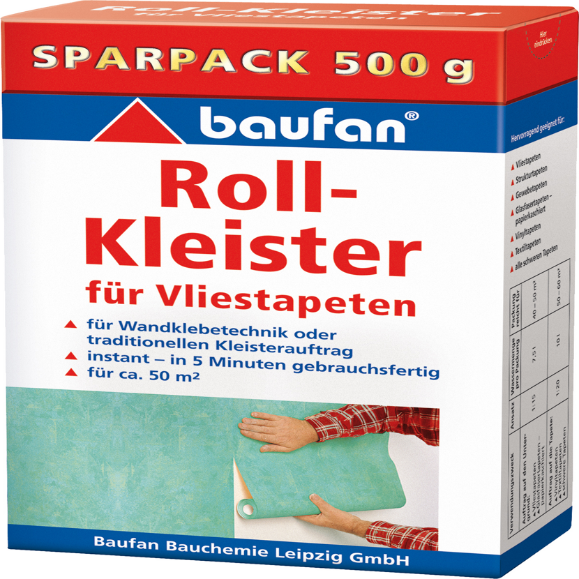Baukleber Baufan Roll-Kleister für Vliestapeten