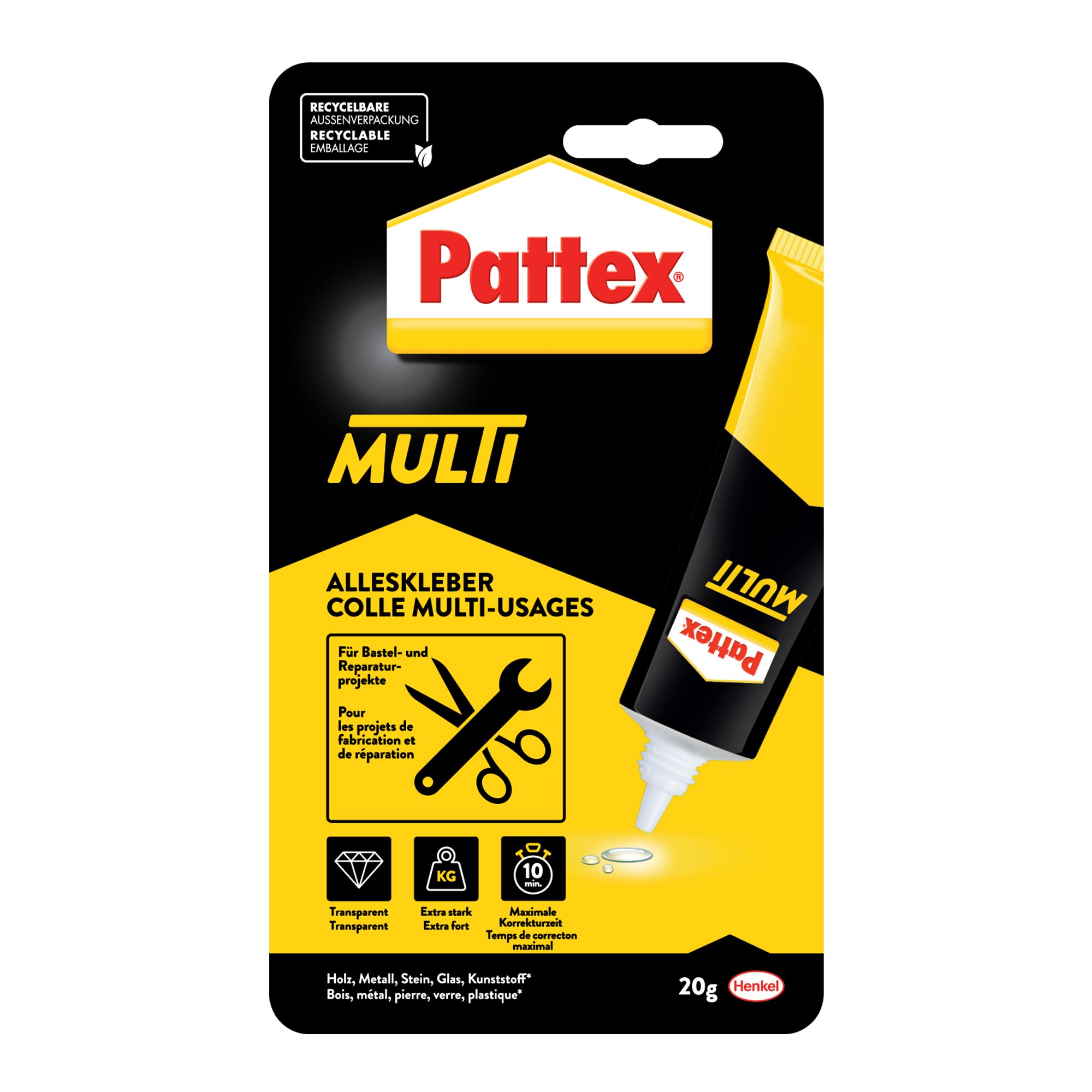 Pattex Multi Alleskleber, 20g Tube