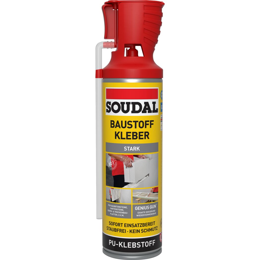 Soudal Baustoffkleber, stark, PU-Klebstoff