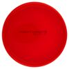 Roter Deckel mit Produktionsdatum