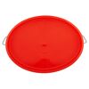 Roter Deckel von oben
