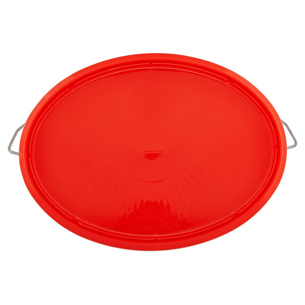 Roter Deckel von oben