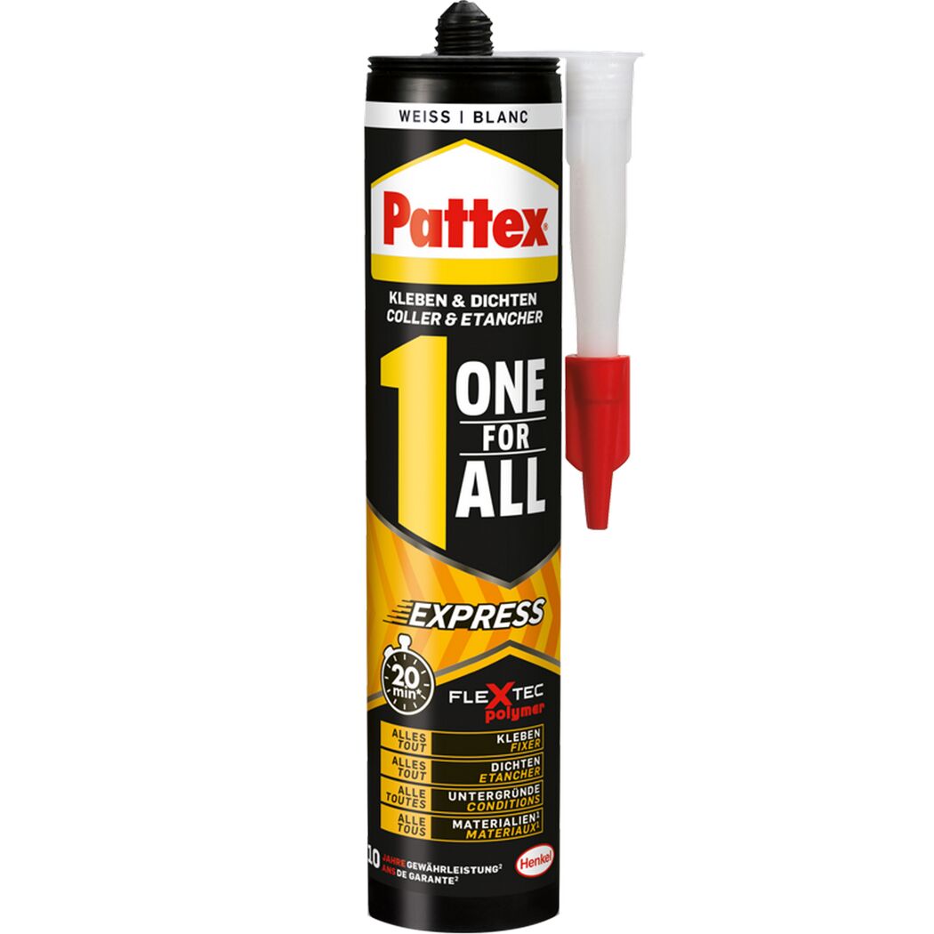 Montagekleber 'One For All Express' weiß 390 g