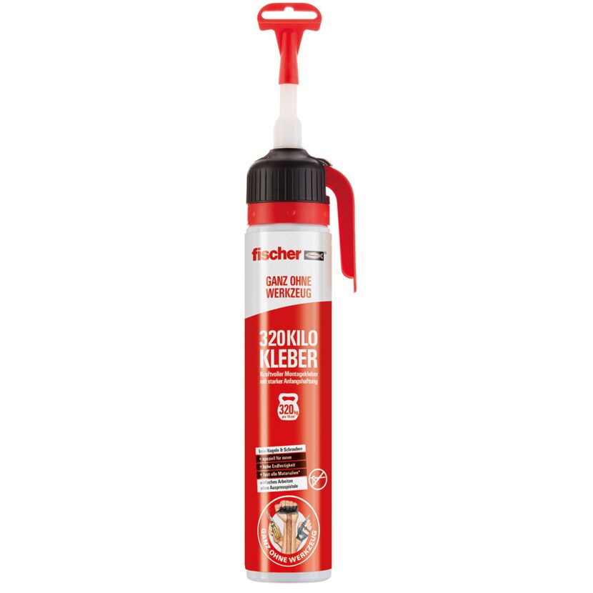Montagekleber 'Ganz ohne Werkzeug' Belastung 320 kg 200 ml