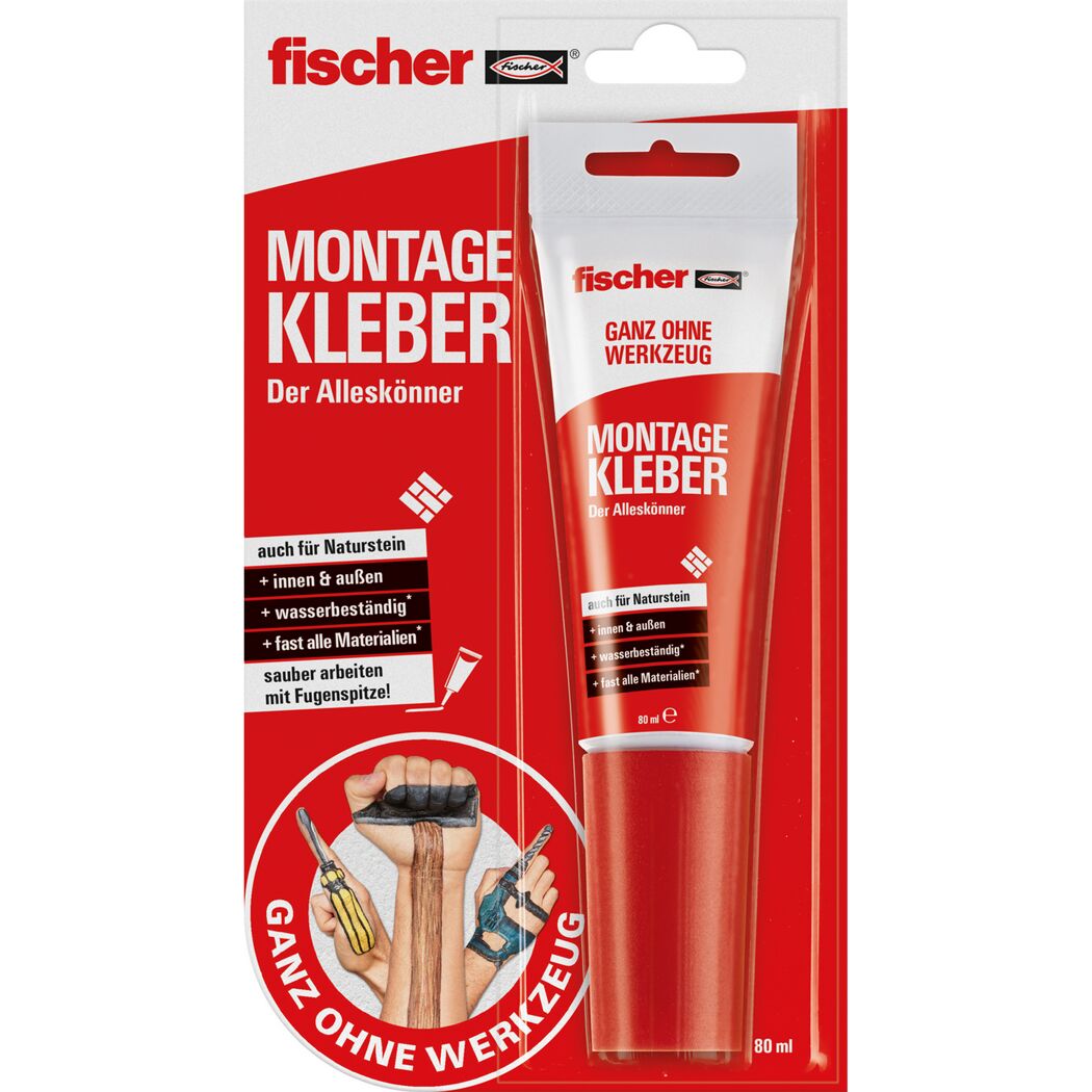 Montagekleber 'Ganz ohne Werkzeug' 80 ml