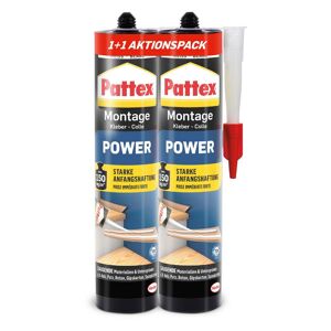 Montagekleber 'Power' weiß 2 x 370 g