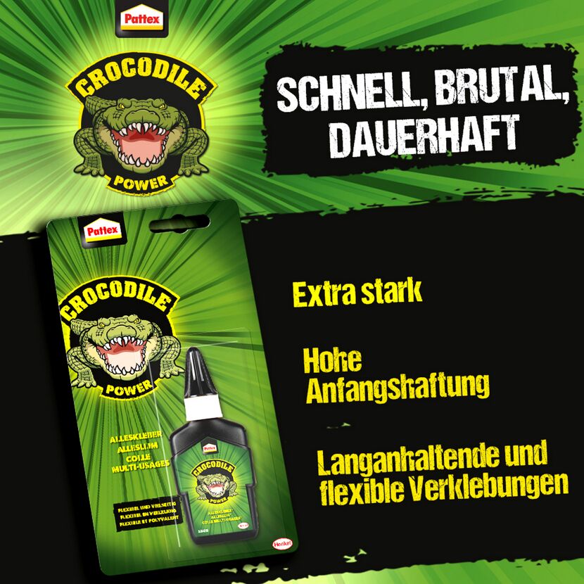 Pattex Crocodile Power Alleskleber