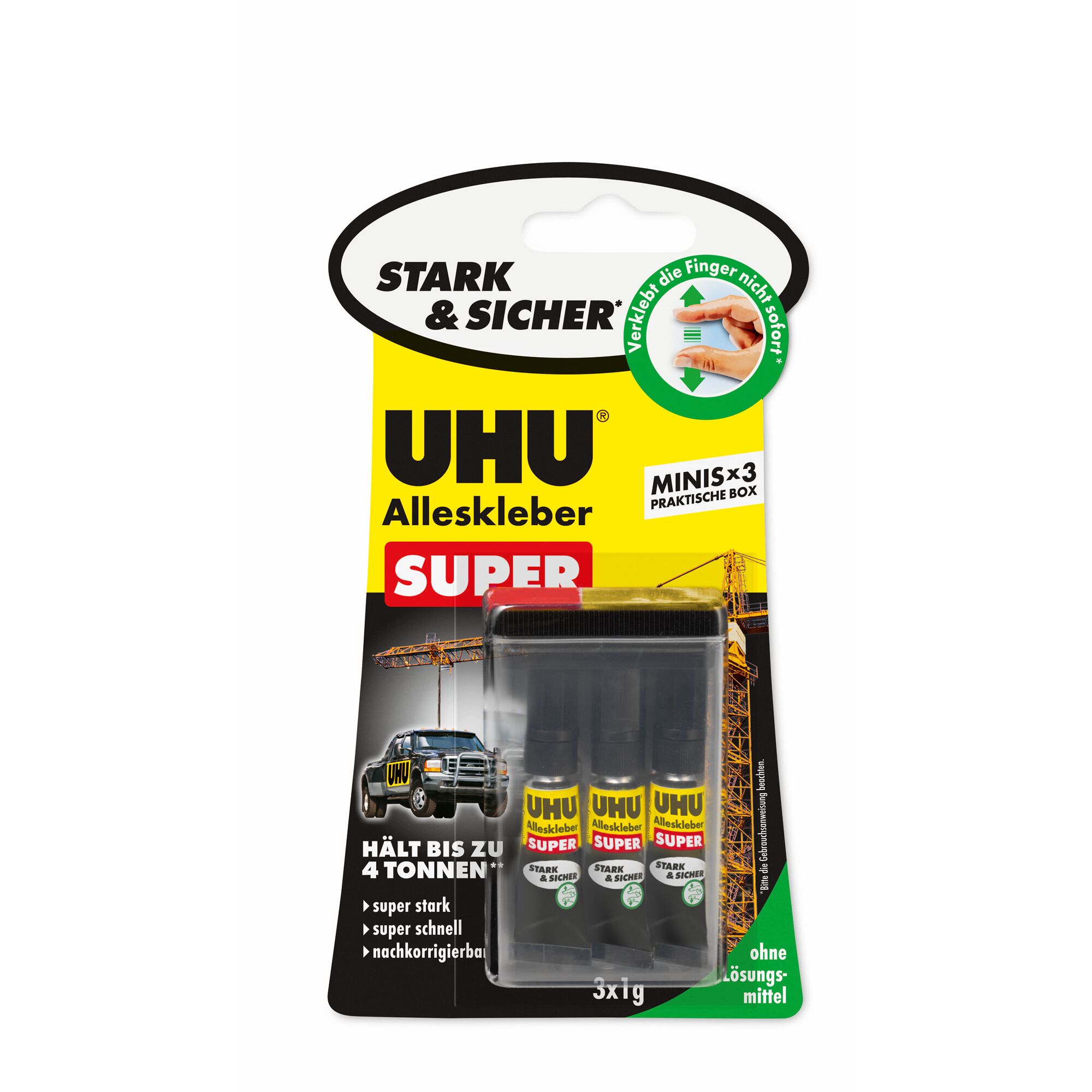 UHU Alleskleber Super Minis 3 x 1 g
