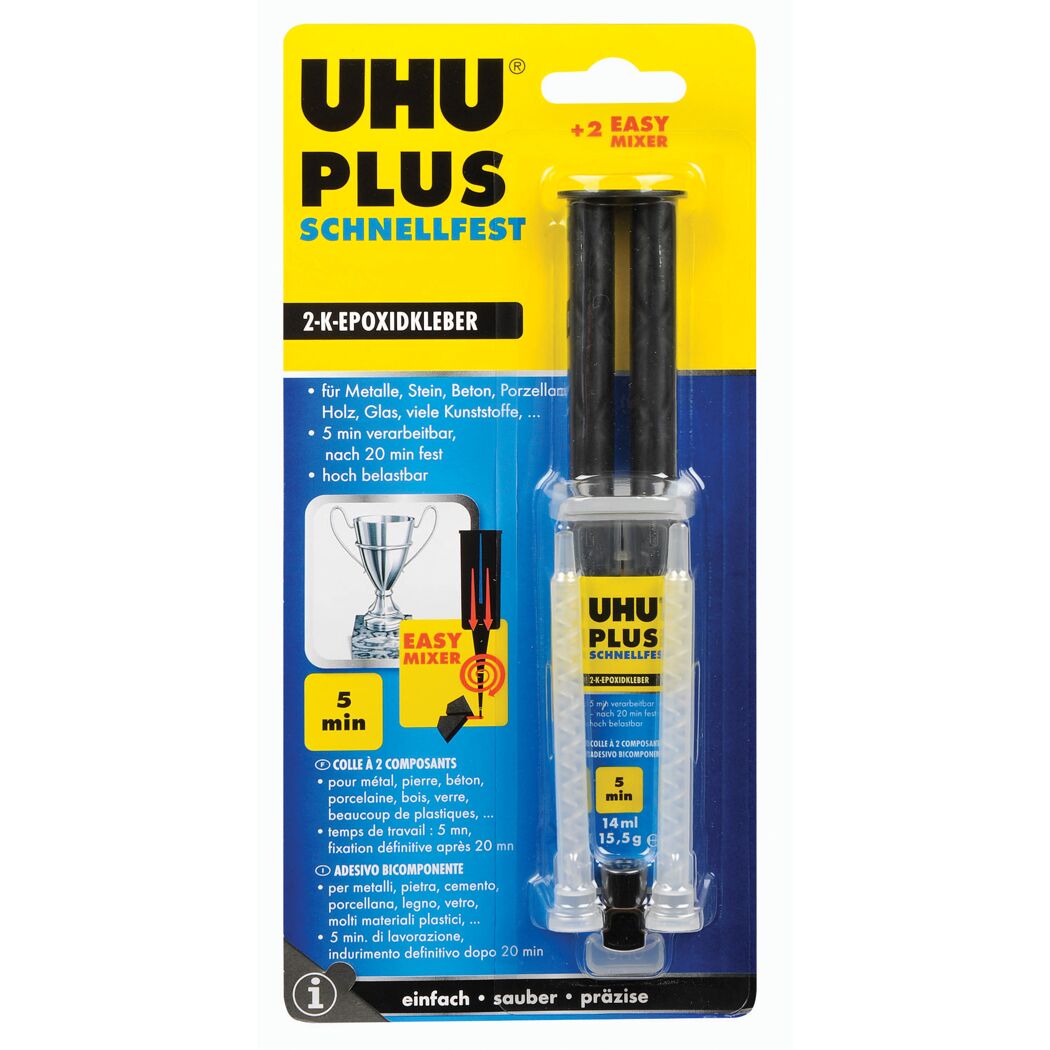 UHU plus Schnellfest 2-K-Epoxidkleber