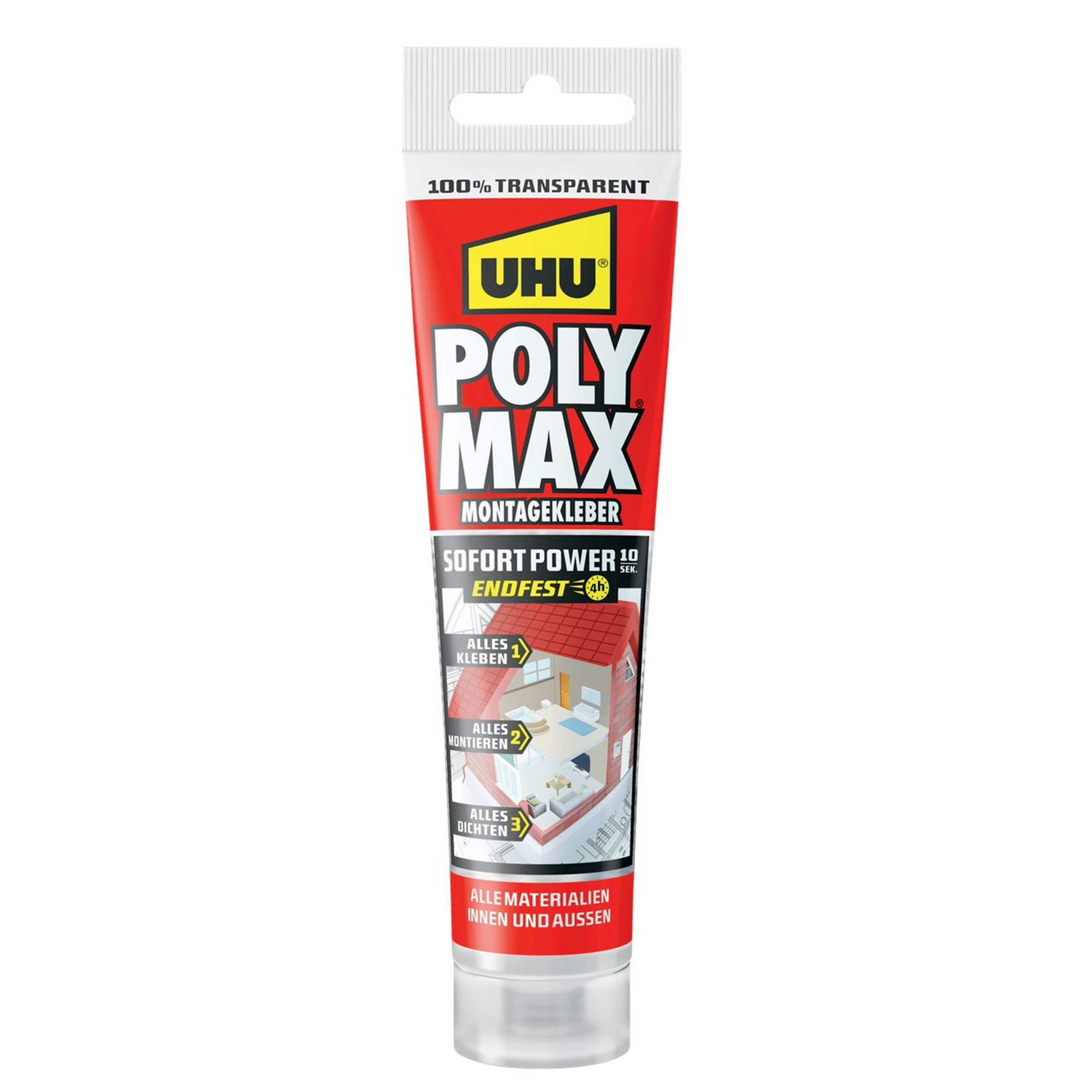 Montagekleber 'POLY MAX Sofort Power' transparent 115 g + product picture