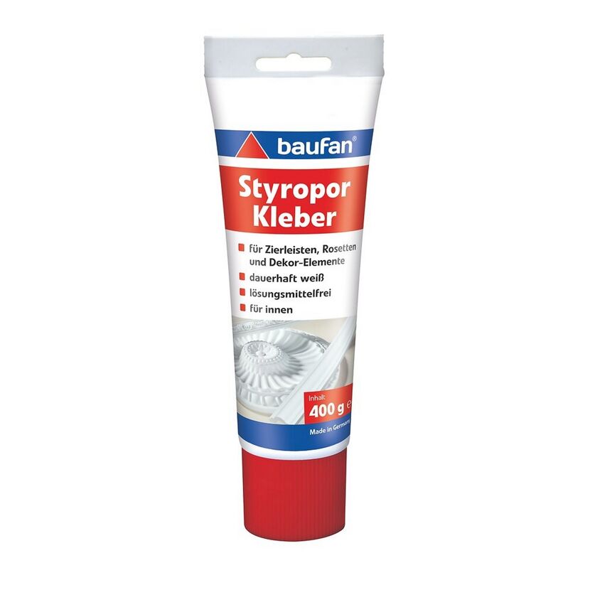 Tube mit Baufan Styropor Kleber
