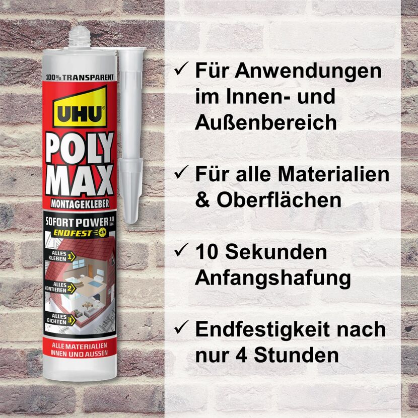 Tube UHU Poly Max Montagekleber