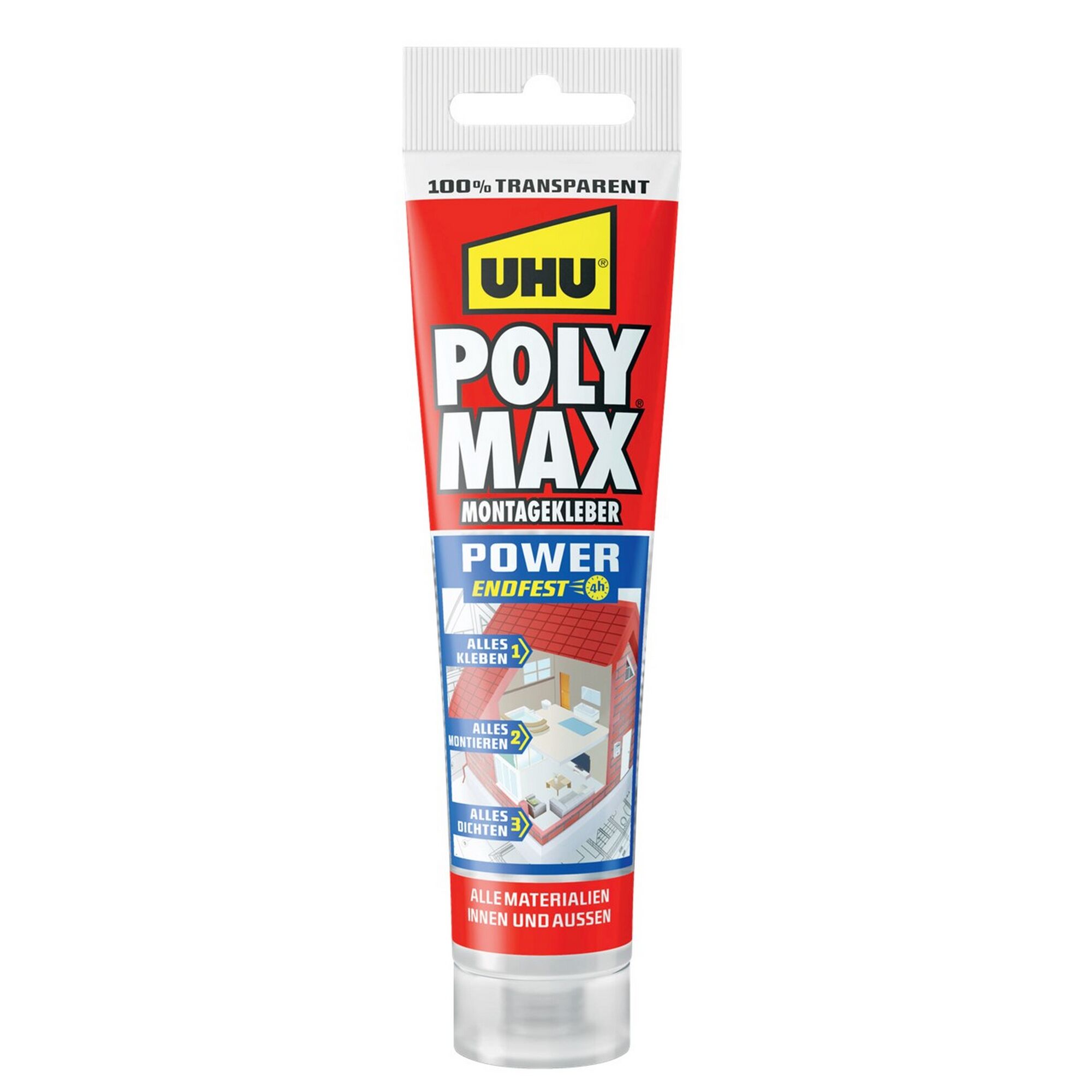 UHU Poly Max Montagekleber Power transparent