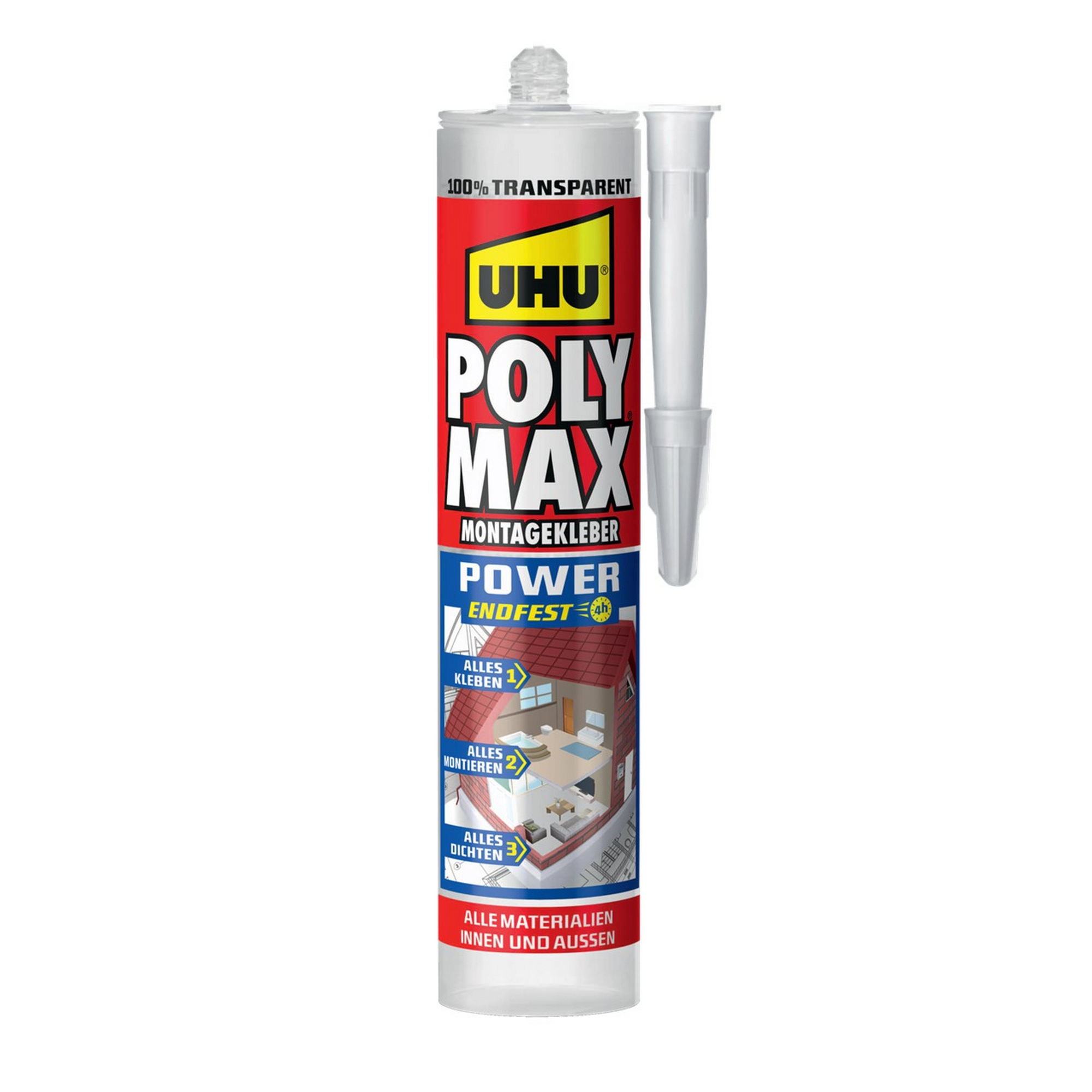 Montagekleber 'POLY MAX Power' transparent 300 g + product picture