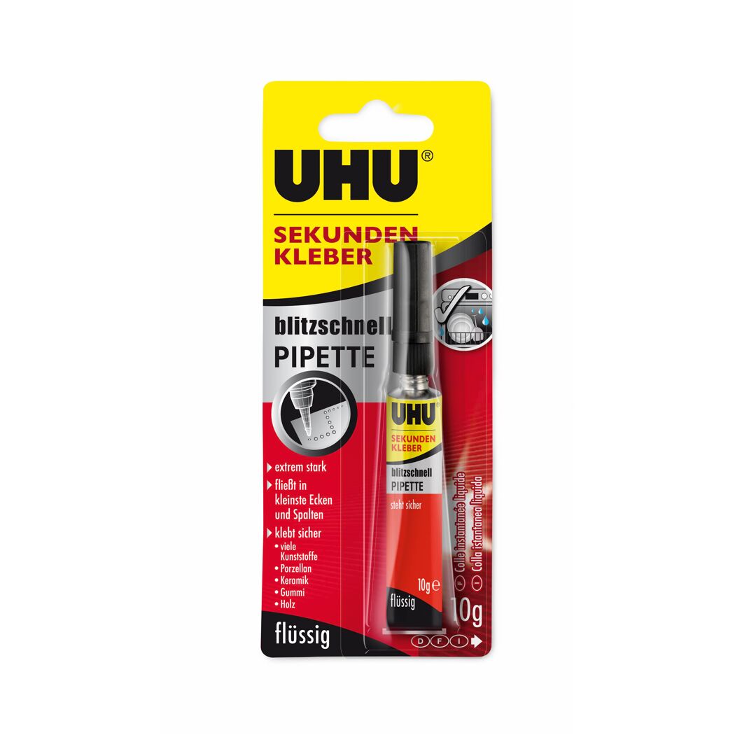 Sekundenkleber mit Pipette 10 g