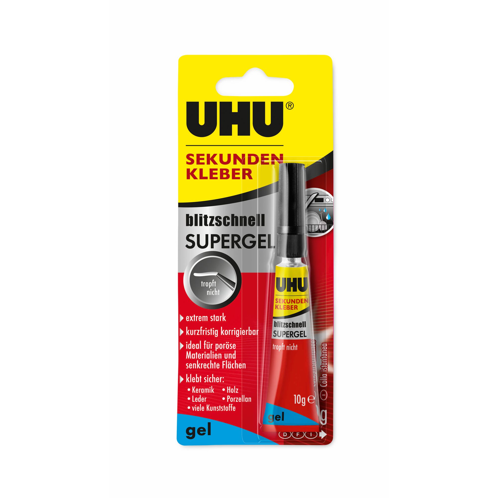 UHU Sekundenkleber blitzschnell Supergel