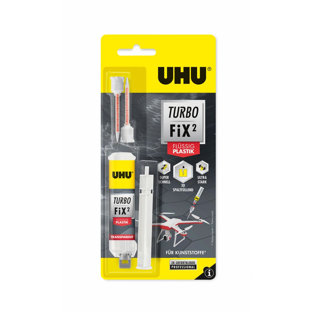 UHU Turbo Fix 2 Flüssig Plastik für Kunststoffe