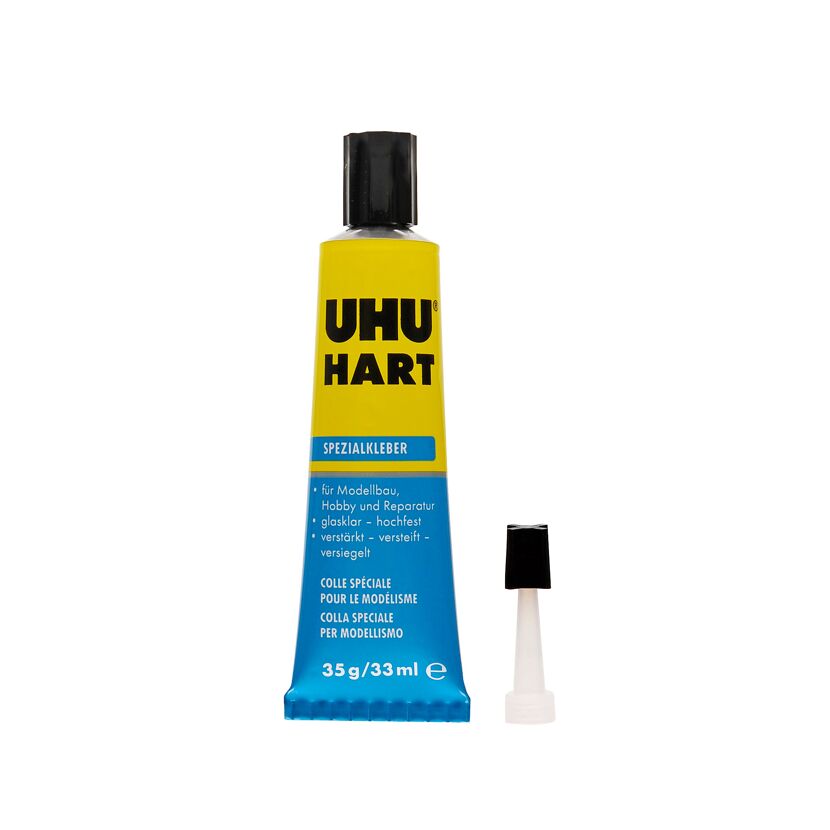 UHU Hart Spezialkleber Tube mit Spitze