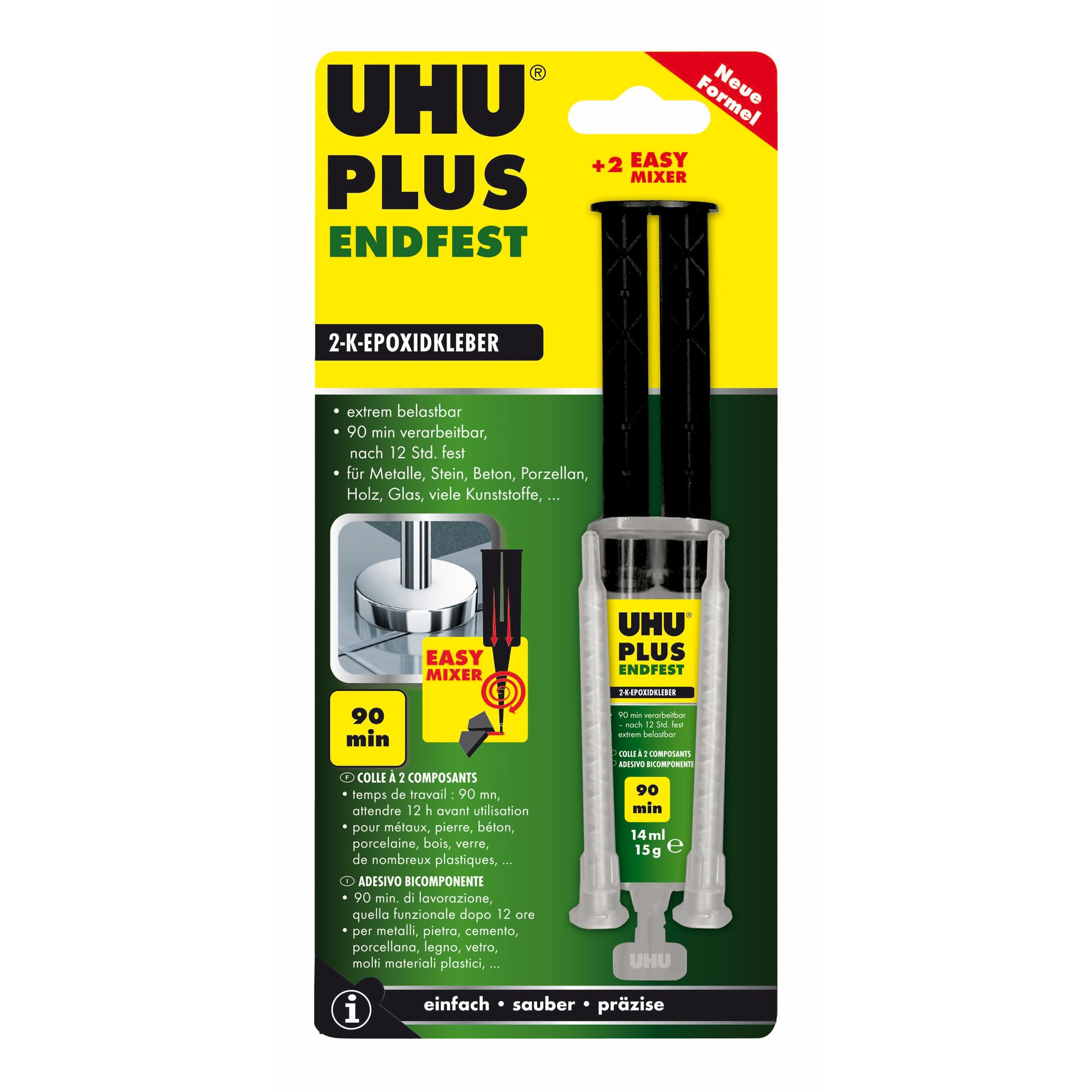 UHU plus endfest 2-K-Epoxidkleber