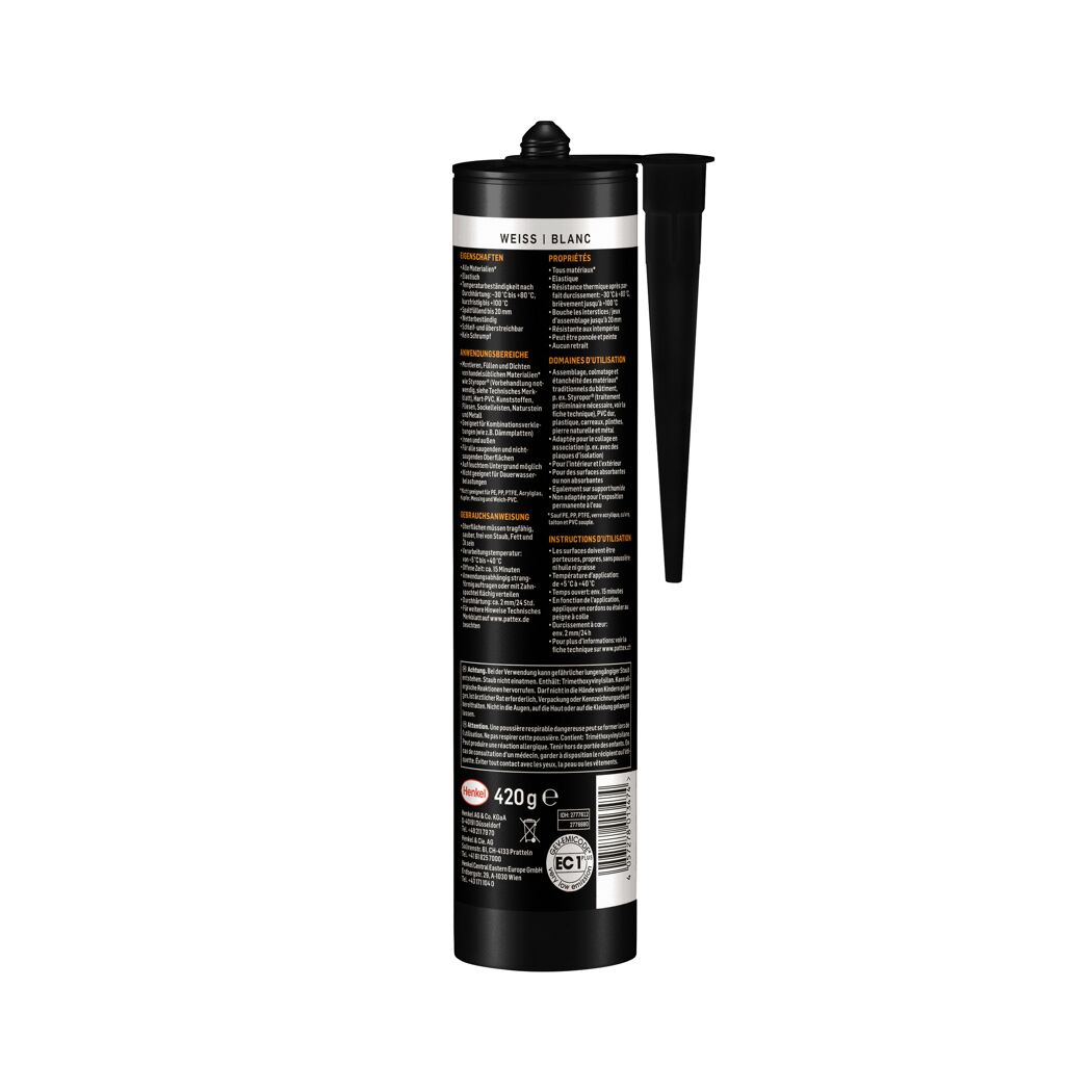 Pattex Montagekleber, weiße Tube