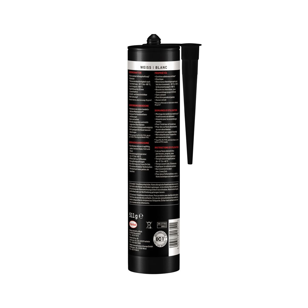 Pattex Montagekleber High Tack weiß 511 g Tube