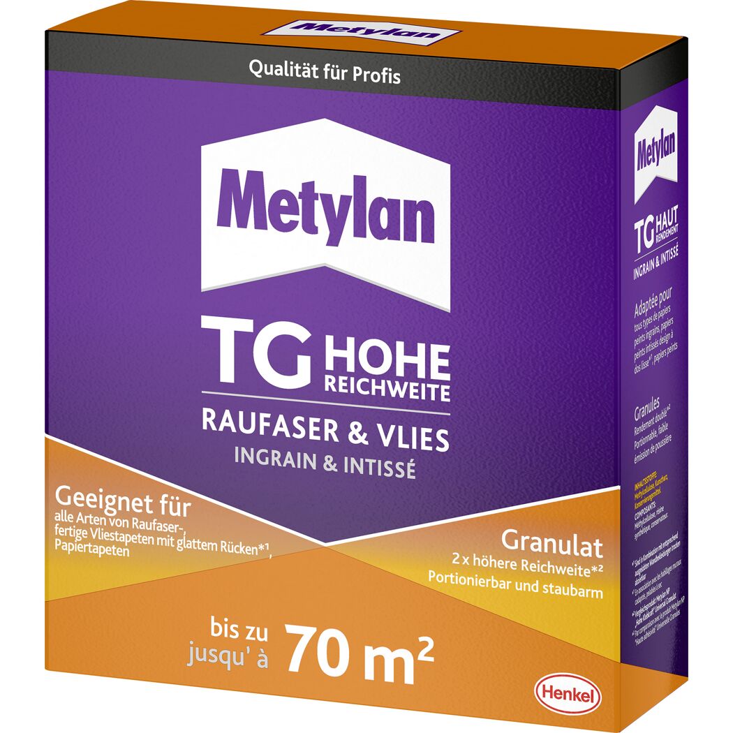 Metylan TG Granulat, Spezial-Kleister für Raufaser und Vliestapeten