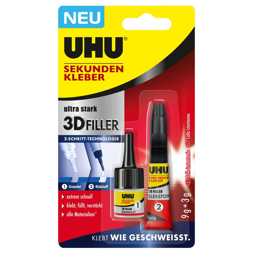 UHU Sekundenkleber 3D Filler