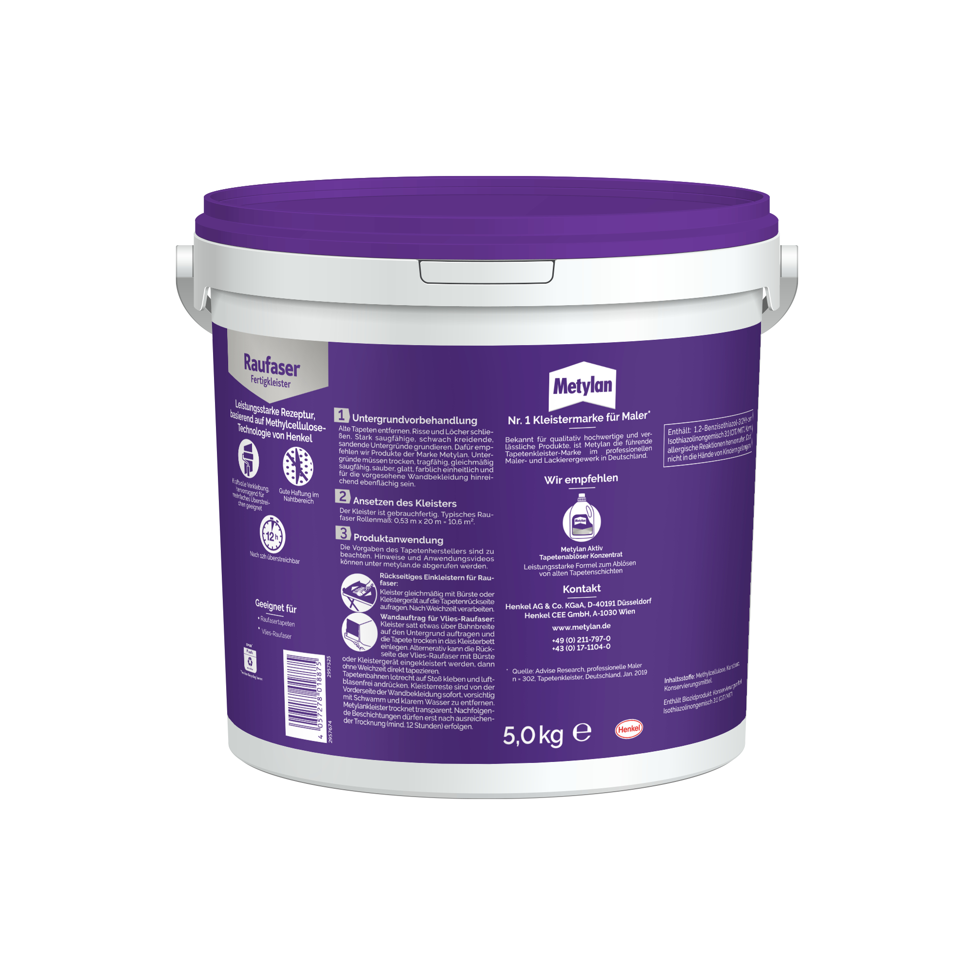 Tapetenkleister 'Vlies' 5 kg