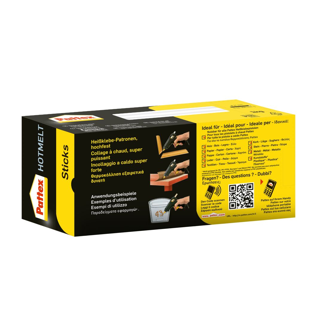 Pattex Heißklebepatronen, 1 kg Packung